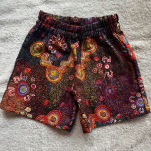 Matching Indigenous Print Outfit for Child and Doll