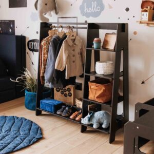 Wooden Dress Up Rack for Children's Clothing