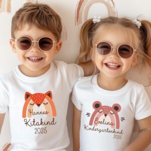 Personalized First Day Kindergarten Kids T-Shirt