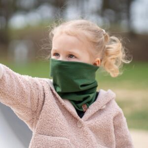 Merino Wool Kids Neck Gaiter and Ski Mask