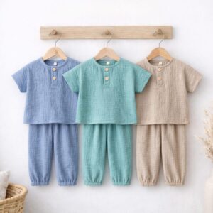 Organic Cotton Muslin Baby and Toddler Set