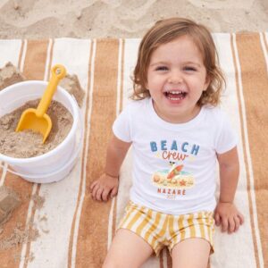 Family Matching Beach Crew Shirt for Kids